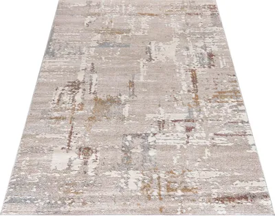 Obrázok produktu pre Mazovia Koberček Béžová Moderné Abstraktné - Obývacia Izba, Spálňa, Jedáleň, Kancelária, Nízky Fleece Obdĺžnik - OEKO-TEX®, Béžová - 80 x 150 cm