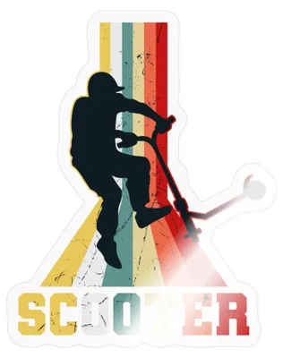 Produktbild von Spreadshirt Scooter Roller Tailwhip Trick Sticker Aufkleber, 10 x 10 cm, Transparent glänzend