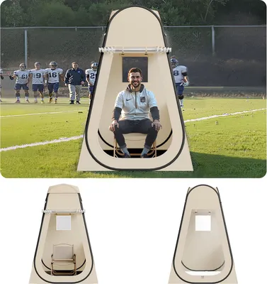 Produktbild von Pop-up-Zelt - 1-Personen-Wurfzelt - 120 x 120 x 190 cm - Mit Bodenplane - Mit Abdeckung - Outdoor-Unterstand für Camping, Veranstaltungen, Angeln