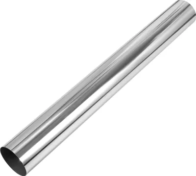 Image de Tube De Tuyau Échappement Droit Tuyau Échappement Voiture Mandrel Bend Diy Tuyau Tubage Personalisé 108Mm/4.25" Od 762Mm/30" Longueur Extrémité Acier Inoxydable T304 Ton Argenté