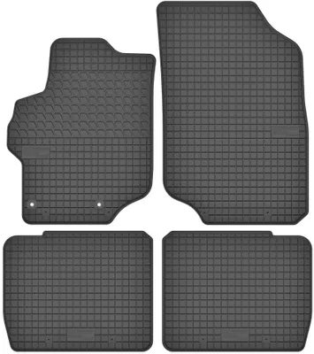 Immagine prodotto di Tappetini in gomma adatti per Citroen C-Elysee/Peugeot 301 (dal 2012) Set di tappetini in gomma neri + tappo