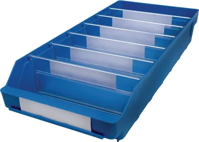 Produktbild von Regalkasten L500xB240xH95mm blau PP