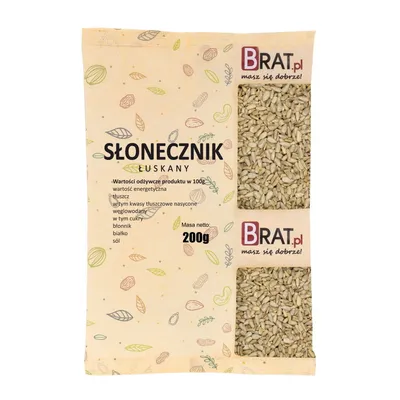 Zdjęcie produktu dla Słonecznik łuskany 200g Brat.pl