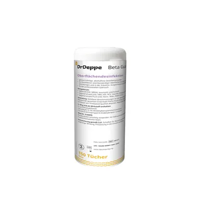 Productafbeelding van Dr. Deppe Desinfectiedoekjes Beta Guard 601111, 15x18 cm, 150 stuks