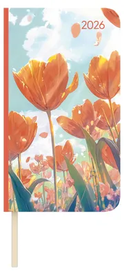 Produktbild von Alpha Edition - Lady Journal Slim Blütenmeer 2026 - Taschenkalender 9×16 cm - Weekly - eleganter Wochenplaner mit Notizseiten, Info- & Adressteil - 128 Seiten