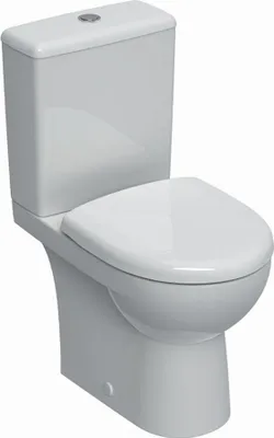 Image de Pack WC au sol Renova compact avec abattant - GEBERIT - 501.859.00.1