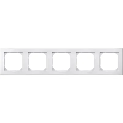 Produktbild von MERTEN 462519 M-Smart-Rahmen 5fach polarweiß