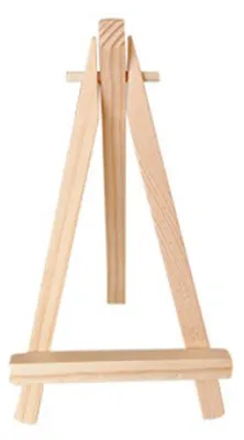 Produktbild von Staffelei-Telefonständer, universeller, kreativer, leichter Holz-Tablet-Halter für alle Smartphones