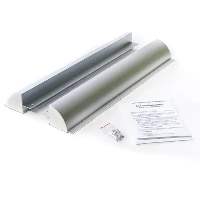 Produktbild von Solarmodul Halterung Befestigung Haltespoiler WATTSTUNDE® HSA68/W ALU silber
