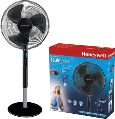 Produktbild von Honeywell HSF600BE4, Haushalts-Lamellenlüfter, Schwarz, Flur, Kunststoff, 48 dB, 70°