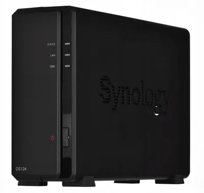 Produktbild von Synology DiskStation DS124, NAS, Desktop, Realtek, RTD1619B, 1 GB, DDR4