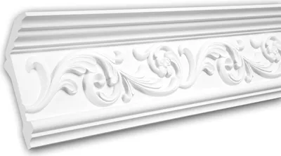 Produktbild von PROFHOME 150163 Eckleiste aus Polyurethan Deckenleiste Stuckleiste 2 m