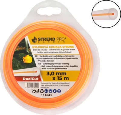 Produktbild von Trimmerfaden DualCut DBR 3,0 mm, L-15 m, rund