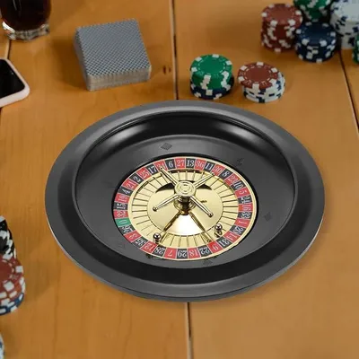 Imagen del producto de Silecomplaza: Mesa de ruleta de madera portátil, juego de ruedas de ruleta multifuncional, tocadiscos de madera, juego de ruleta, entretenimiento para adultos y niños, ideal para sorteos y juegos de mesa