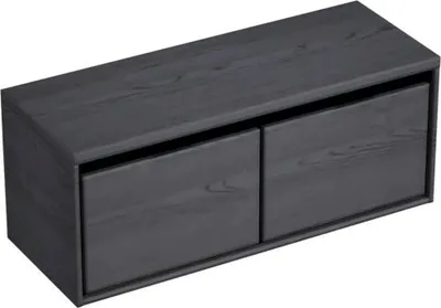 Obrázek produktu pro Koupelnová skříňka pod umyvadlo Sanox Loft dub černý 120,2 x 48,6 x 45 cm