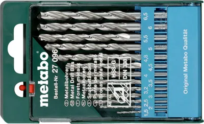 Produktbild von Metabo HSS-G-Bohrerkassette 13-teilig