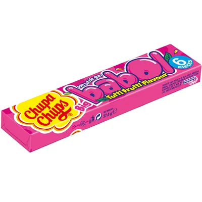 Zdjęcie produktu dla Chupa Chups Big Babol Tutti Frutti Geschmack Kaugummiwürfel 27g