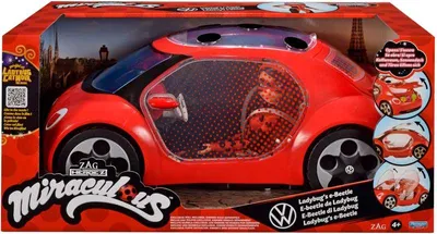 Produktbild von Bandai Spielzeugauto Miraculous Ladybug E-Beetle mit Modepuppe
