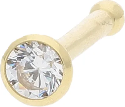 Produktbild von Nasenstecker Gold 750 Zirkonia JL52-01-0020 JuwelmaLux