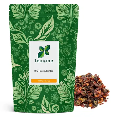 Produktbild von tea4me BIO Hagebuttentee Früchtetee