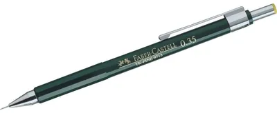 Produktbild von Faber-Castell 136300, HB, Grün, Kunststoff, 0,35 mm, 10 Stück(e), PVC