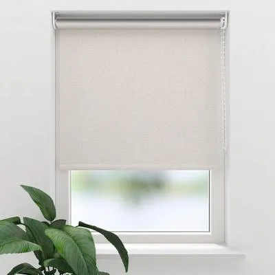 Produktbild von SOLUNA Verdunkelungsrollo D18 leinen 130x190 cm inkl. Klemmträger