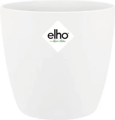 Obrázok produktu pre elho brussels round mini 10,5cm, Kvetináč, Voľne stojace, Polypropylén (PP), Biela, Kolo, Vnútorný