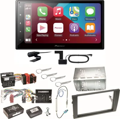 Produktbild von Pioneer SPH-DA160DAB Android Auto CarPlay Einbauset für Audi A4 B6 B7 Seat Exeo