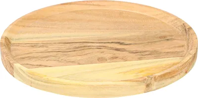 Produktbild von Deko Tablett Holz Akazie Natur Rund Ø20cm Boho Stil