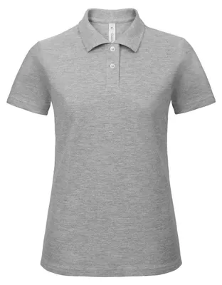 Imagen del producto de B&C - Camiseta polo para mujer, modelo "ID.001", referencia LT2055 (talla XXL), color gris jaspeado