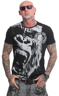 Obrázok produktu pre Pánske tričko Yakuza Monkey Regular, čierne, L