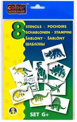 Obrázek produktu pro Centropen šablony k foukacím fixům G+ dinosauři