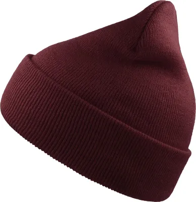 Produktbild von Atlantis - "Wind" Mütze Mit Bündchen für Herren/Damen Uni AB617 (Einheitsgröße) (Burgunderrot)