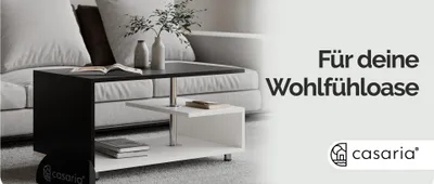 Zdjęcie produktu dla Stolik kawowy, biały/czarny, 95 x 55 x 50 cm, nowoczesny design