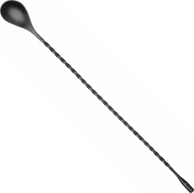 Image de Cuillère à cocktail BarUp, noire, 385 x 35 mm