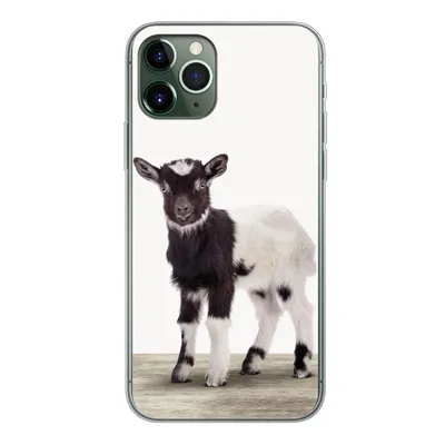 Produktbild von MuchoWow® Handyhülle Schutzhülle Hülle für iPhone 11 Pro Ziege - Tiere - Kinder - Jungen - Mädchen Silikon Softcase Handy Hülle - Handy