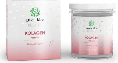 Obrázok produktu pre GreenIdea Kolagén Premium v prášku 137 g – doplnok stravy s kolagénom, vysoká kvalita, pre pokožku, vlasy, nechty a kĺby