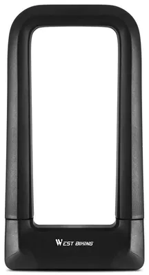 Image de Cadenas de vélo - Cadenas en forme de U - Acier trempé - Protection antivol pour vélos, motos, vélos électriques, scooters - Noir