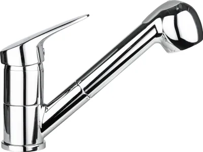 Produktbild von LIVARNO home Einhebel-Spültischarmatur hochglanz mit herausziehbarer Handbrause