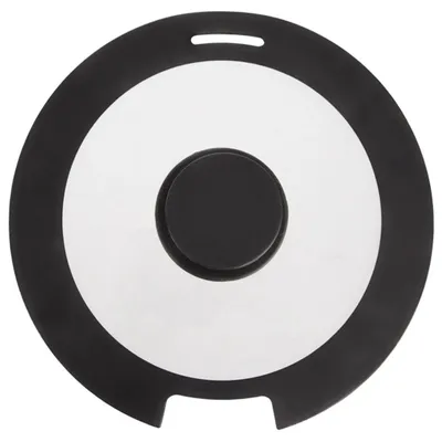 Produktbild von 21 cm Glasdeckel mit Silikonrand und Dampfventil