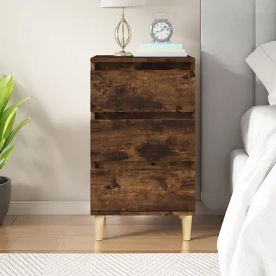Zdjęcie produktu dla vidaXL Stolik nocny dąb wędzony 40x35x70 cm materiał drewnopochodny