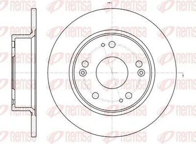 Produktbild von 2x REMSA Bremsscheibe 6984.00 hinten für HYUNDAI SONATA V (NF) 259 7mm 49 2mm