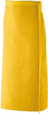 Produktbild von Bistroschürze B 100 x L 80 cm, Fb. gelb : gelb : 65% Polyester 35%Baumwolle 220 g/m²