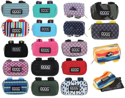 Produktbild von DOOG Walkie Pouch Kotbeutelspender Tasche, Motiv:schwarz