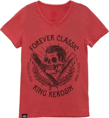 Produktbild von King Kerosin T-Shirt Forever Classic Red-M