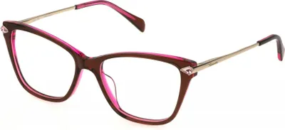 Produktbild von Blumarine VBM842S Top marrone+fuxia 54/16/140 Damen Brillen