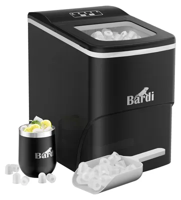 Produktbild von Bardi Eiswürfelmaschine – 2 l – inklusive Luxus-Thermosbecher – Schwarz