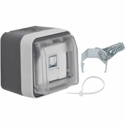 Produktbild von Berker Datenanschlussgehäuse AP 14093505 W.1 lichtgrau