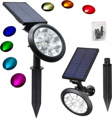 Immagine prodotto di LAMPADA DA GIARDINO SOLARE MODALITÀ RGB IP55 42cm Sospesa su supporto