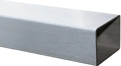 Produktbild von 1 Stk. Vierkantrohr 40 x 20 x 2,0 mm, Länge 500 mm Edelstahl V2A